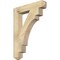 Ekena Millwork Merced Craftsman Rough Sawn Bracket, Douglas Fir, 4"W x 24"D x 32"H BKT04X24X32MRC04RDF - alternate 1